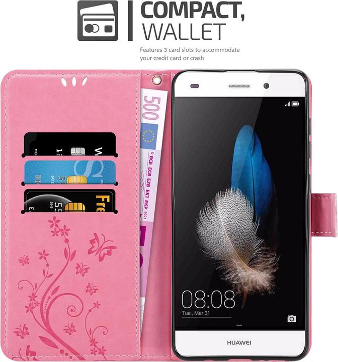 Immagine prodotto Cadorabo Copertina del libro di fiori (Huawei P8 Lite)