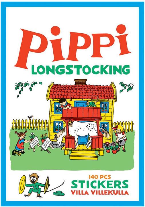 Actual product image Barbo Toys Pippi Stickers Villa Villekulla w. 140 stickers
