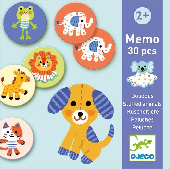 Actual product image Djeco Memo Kuscheltiere