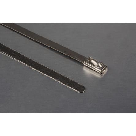Thumbnail - Rs Pro, Kabelbinder, Kabelbinder Edelstahl 201x4,6 (Metallkabelbinder, 200 mm, 100 Stk.)