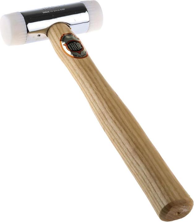 Actual product image RS PRO Soft faced hammer, zinc chrome plated, Ø 32.0mm, 450.0g, with spare striking faces (450 g)