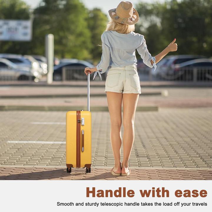 Produktbild Kono 2-teiliges Handgepäckkoffer-Set mit Kosmetikkoffer (40 l)