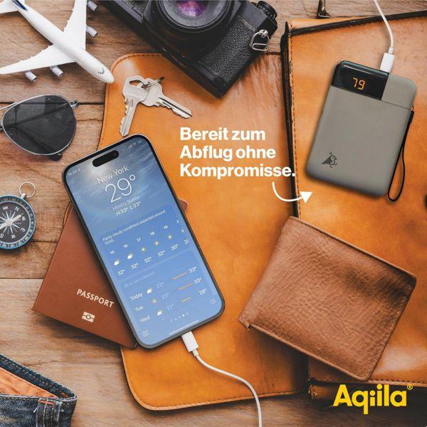 Actual product image Aqiila Powerbird B5B - Powerbank 5000 mAh, 12W - Moss (5000 mAh, 12 W, 18.50 Wh)