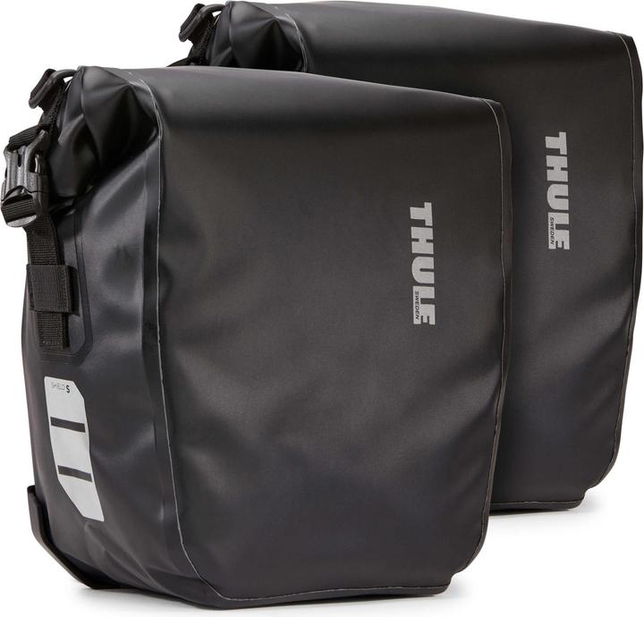 Produktbild Thule Packtaschen-Set Pack 'n Pedal "SMALL Shield" 2x13l (26 l, Gepäckträgertasche)