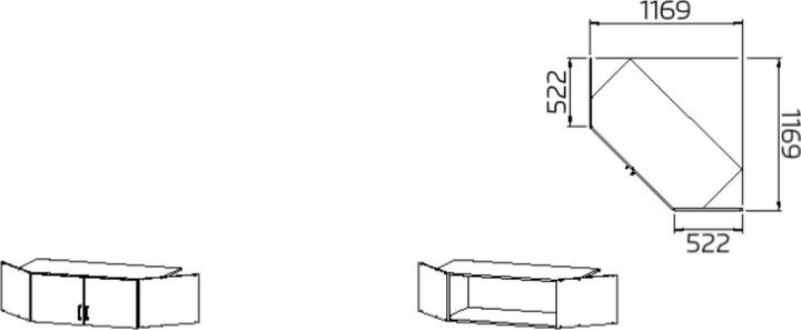 Immagine prodotto Rauch Bremen-Extra (117 x 117 x 39 cm)