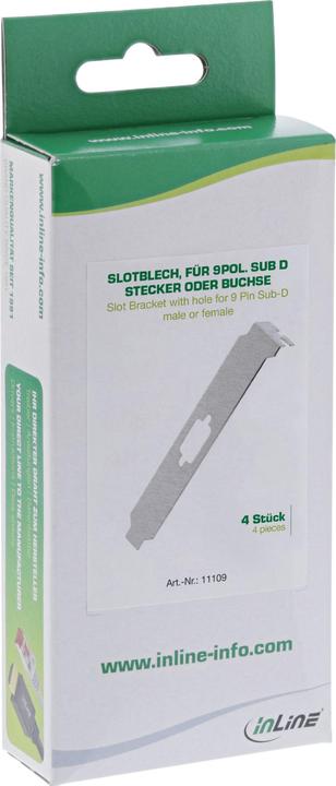 Image du produit InLine pour Sub D 9 broches mâle ou femelle