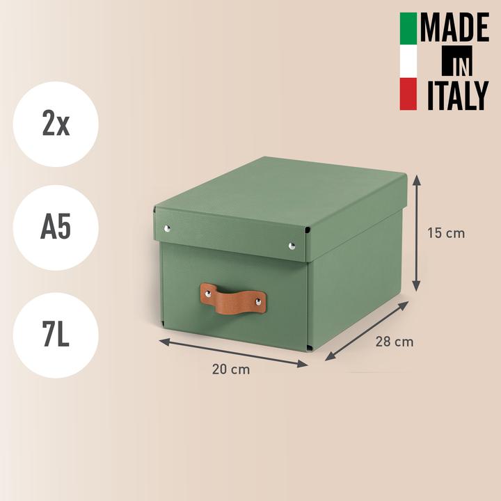 Produktbild Leitz Archivbox Puro Recyclingkarton Klein mit Deckel (A5)