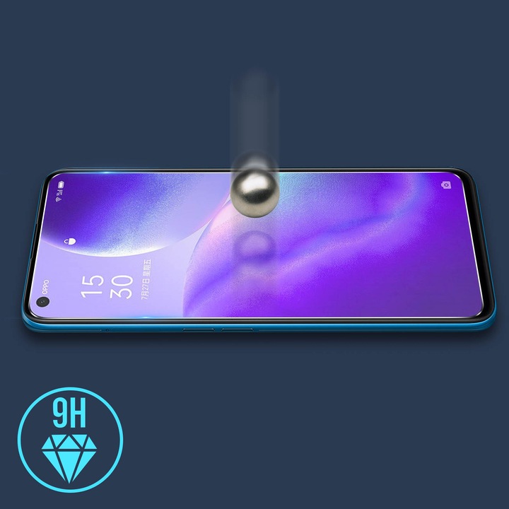 Produktbild Avizar Kristallklare Folie, Glas-Displayschutz (1 Stück, Oppo Find X3 Lite)