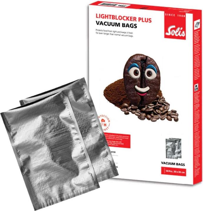 Actual product image Solis Vacuum bag 20 x 30 cm Lightblocker plus (50 pcs.) (50 x)