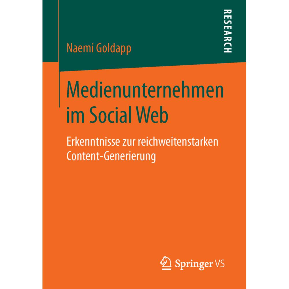 Medienunternehmen im Social Web, Fachbücher von Naemi Goldapp