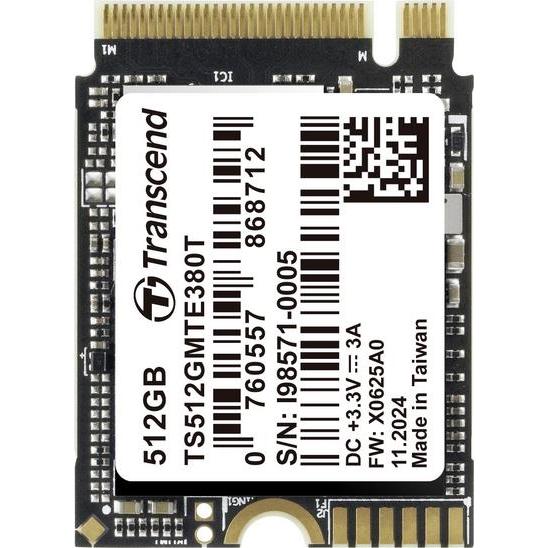 Transcend 1 TB Interne M.2 PCIe NVMe SSD TS1TMTE380T (1000 GB, M.2), SSD