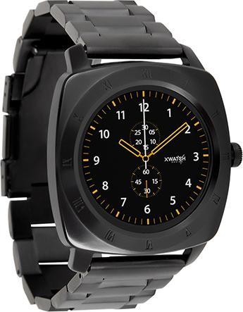 Actual product image Xlyne Smart Watch NARA X-Watch black chrome - dark steel (46 mm)