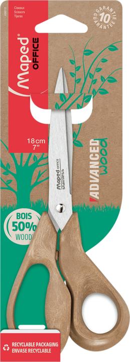 Image du produit Maped Ciseaux ADVANCED WOOD, longueur : 180 mm, asymétriques (18 cm)