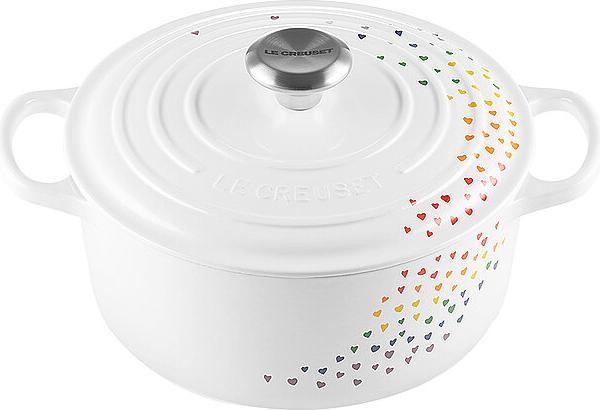 Immagine prodotto Le Creuset Tostapane rotondo Signature, 24 cm, Loving (24 cm, Pirofila + casseruola, Ghisa, Smalto)