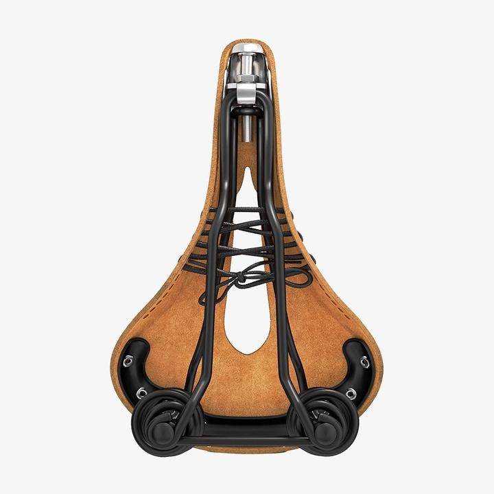 Actual product image Brooks Running BROOKS Bicycle Saddle Flyer Carved, Honey