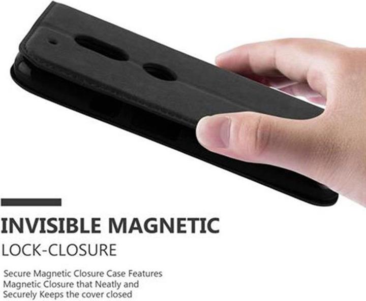 Actual product image Cadorabo Book Invisible Magnet Cover (Motorola Moto G4 Play)