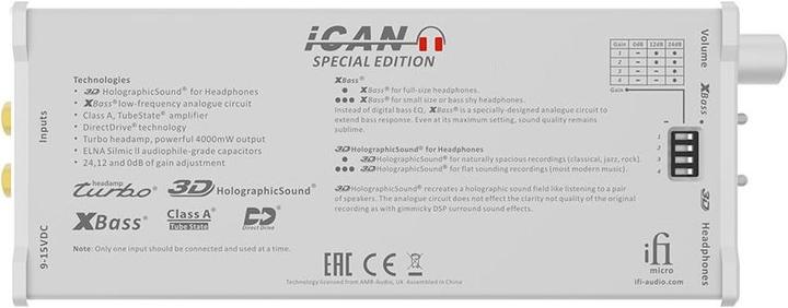 Actual product image iFi Audio micro iCAN SE (Bass Boost)