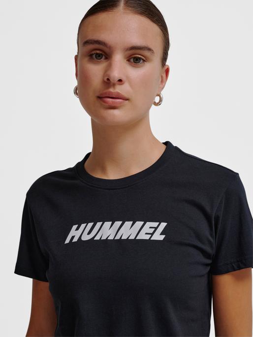 Actual product image hummel Hmlelemental Logo Cotton Tee Woman (L)