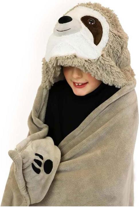 Cozy Noxxiez Noxxiez Fleece Blanket - Sloth (130 x 100 cm)