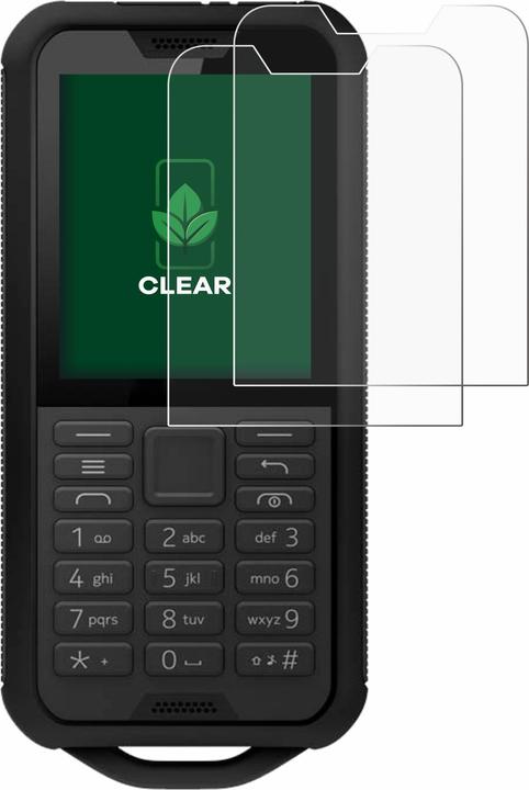Produktbild ScreenLeaf Schutzfolie nachhaltiger Displayschutz Displayschutzfolie Folie Klar Transparent (2 Stück, Nokia 800 Tough)