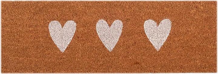 Eulenschnitt Kleine Kokosmatte Kleine Herzen (75 x 25 cm)
