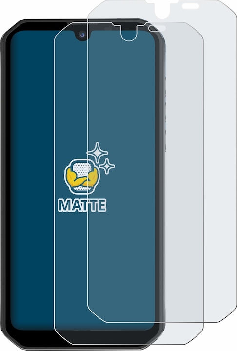 Actual product image BROTECT Anti-glare screen protector matt (2 Piece, Blackview BV9900 Pro)