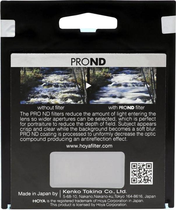 Produktbild Hoya Pro ND100 Filter (82 mm, ND- / Graufilter, 82 mm)