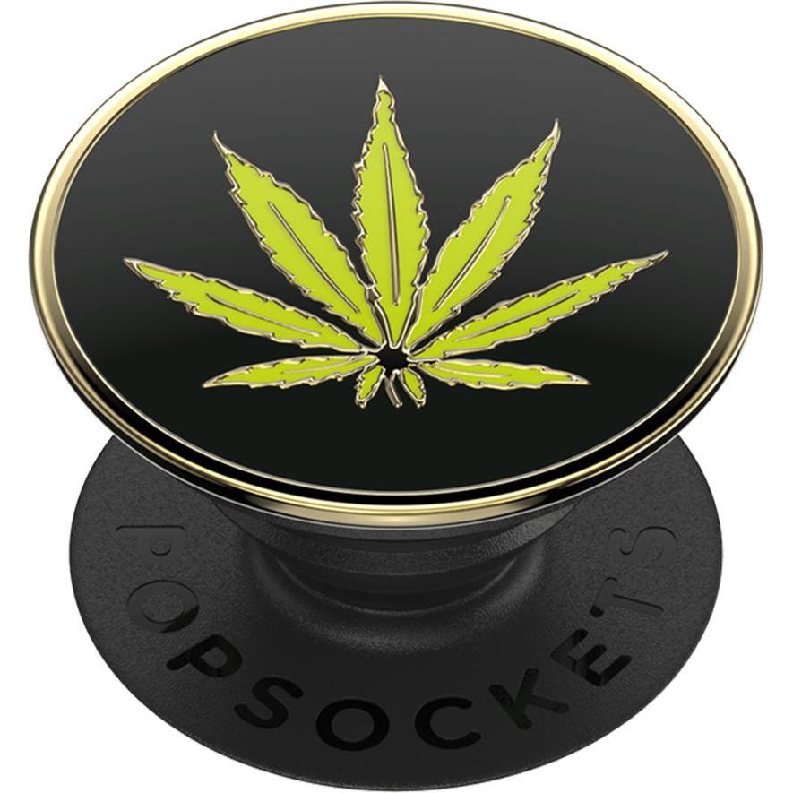 PopSockets Mobilgerät-Halterung Enamel Pot Luck, Smartphone Halterung, Grün, Gold, Schwarz