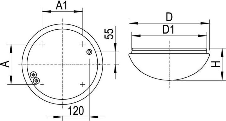 Actual product image Ridi LED diffuser luminaire (2440 lm)