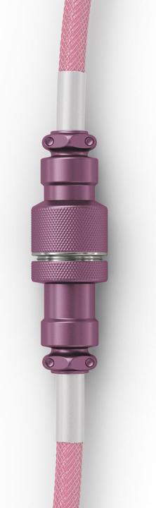 Actual product image Glorious GMMK Coiled Cable Pixel Pink, coiled cable, USB-C/USB-A - pink (1.40 m)