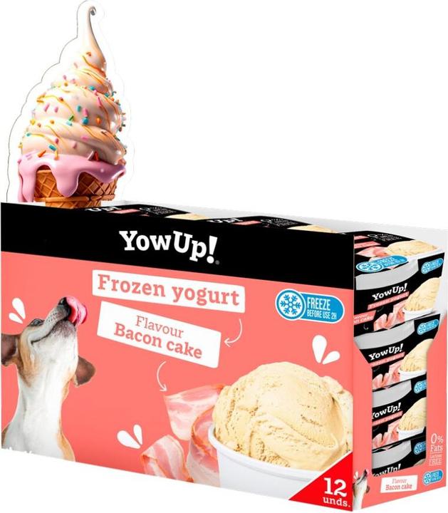 Actual product image YowUp! yogourt glacé BACON CAKE, 110g (Adult, 12 pcs., 110 g)