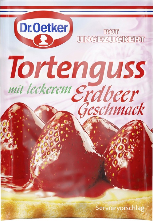 Produktbild Dr. Oetker Tortenguss Erdbeer 3Er (37.50 g)