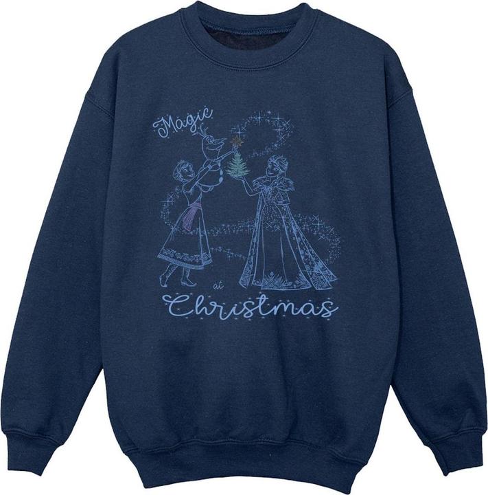 Produktbild Disney Frozen Magic Christmas Sweatshirt Mädchen (152, 158)