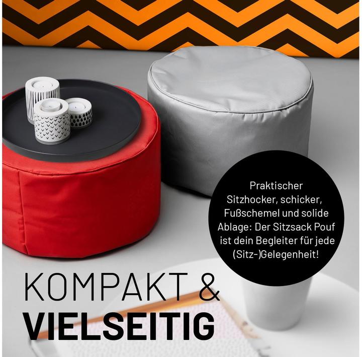 Produktbild Lumaland Sitzsack 45 x 25 cm, Rot