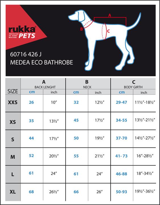 Produktbild Rukka Medea Eco Bathrobe (XL, Hundemantel)