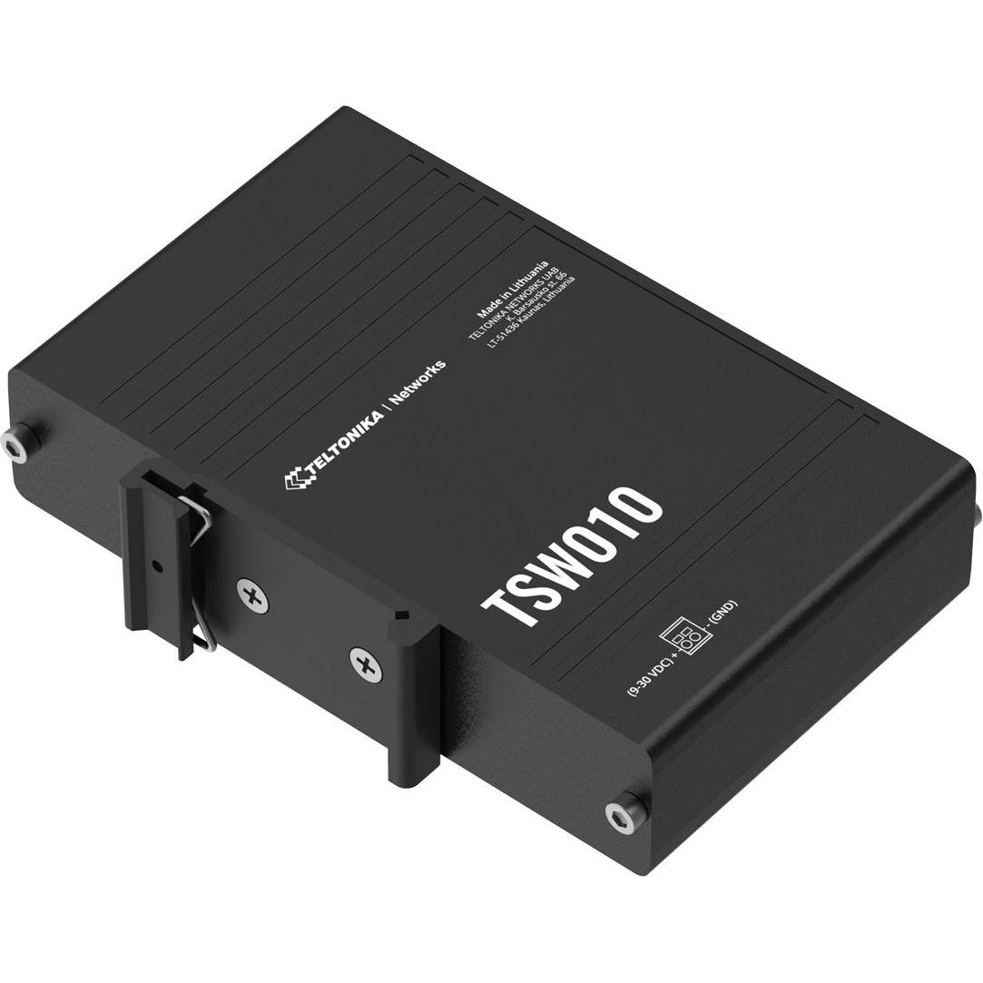 Thumbnail - Teltonika TSW010 (5 Ports), Netzwerk Switch, Schwarz