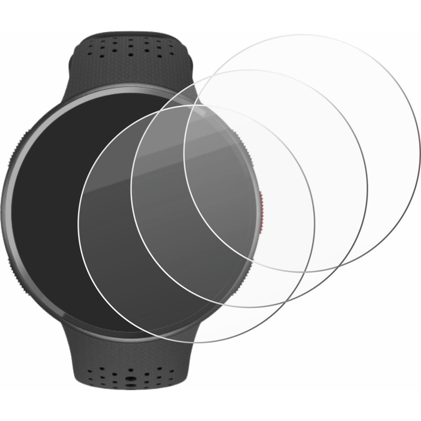 Thumbnail - Savvies Panzerglas Hartglas Displayschutz, Smartwatch Schutzfolie, Transparent