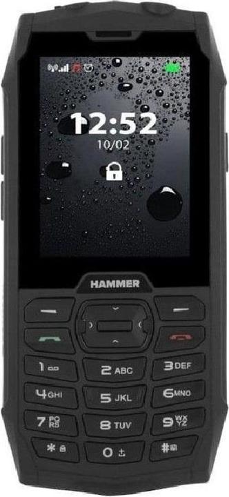 Actual product image Myphone HAMMER 4 (2.8 inch) feature phone (Black, Dual SIM, 2G)