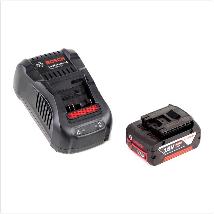 Actual product image Bosch Professional Bosch Basis Set 18 V: 1x Battery GBA 18 V 5.0 Ah Li-Ion + Quick Charger GAL 1880 (18 V)