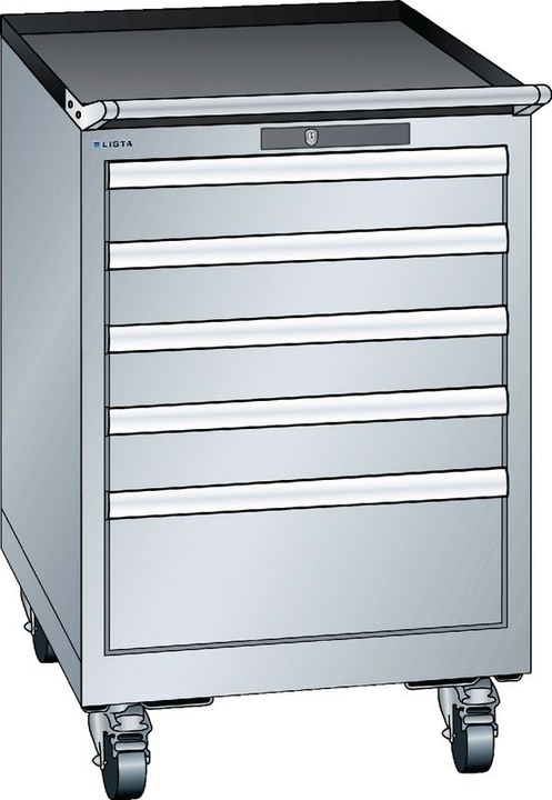 Lista Drawer cabinet, width 564 mm, mobile (5 x)