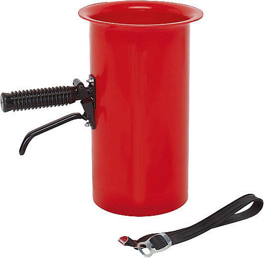 Actual product image kaiserkraft flo-pak® feed hopper, with dosing handle and bungee cord, for bulk filling