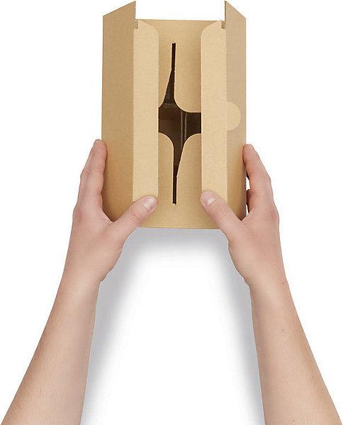 Image du produit kaiserkraft Carton pour bouteilles de vin flow 6er (6 pcs, 16.20 x 32.90 x 24 cm)