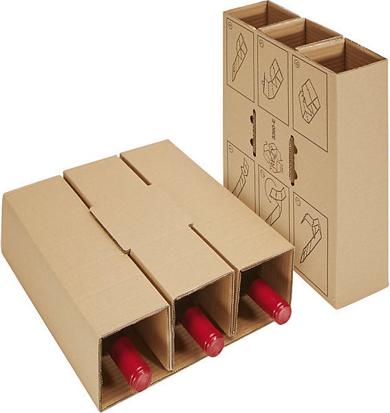 Produktbild kaiserkraft Flaschenkarton Post/DHL (18 x)