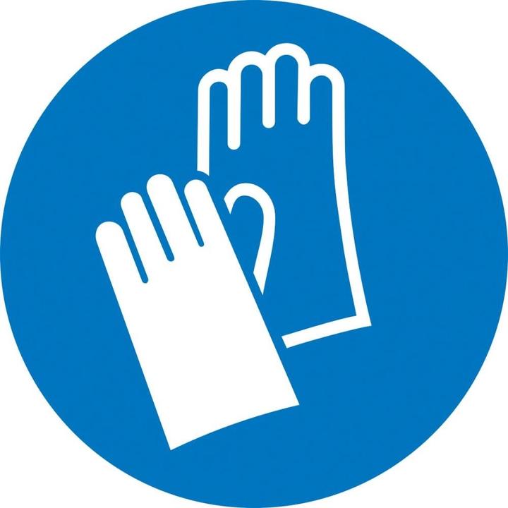 Produktbild BRW Gebotsschild Schutzhandschuhe benutzen - Ø 10 cm
