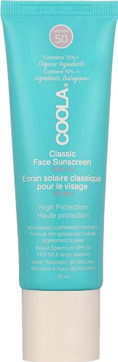 Image du produit Coola Suncare Classic Lotion White Tea (Crème solaire visage, SPF 50, 50 ml, 50 g)