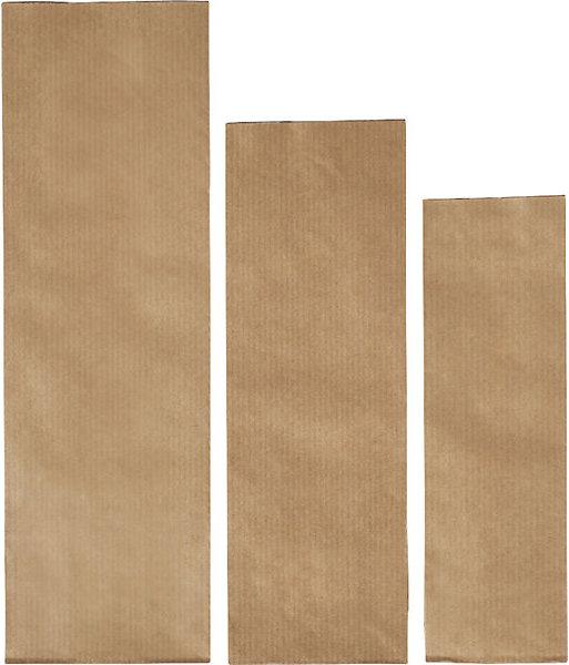 Actual product image kaiserkraft Box bottom bag, made of kraft paper, parchment substitute, LxW 175 x 55 mm, pack (1000 pcs.)