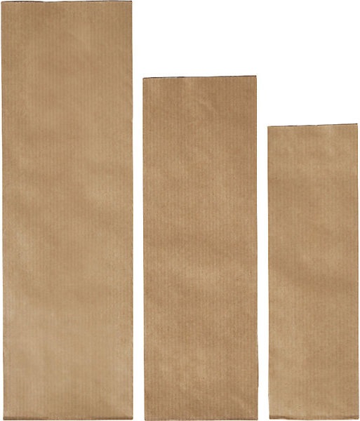 Image du produit kaiserkraft Sachets à fond plat, en papier kraft, substitut de parchemin, L x l 250 x 80 mm (500 pièce(s))