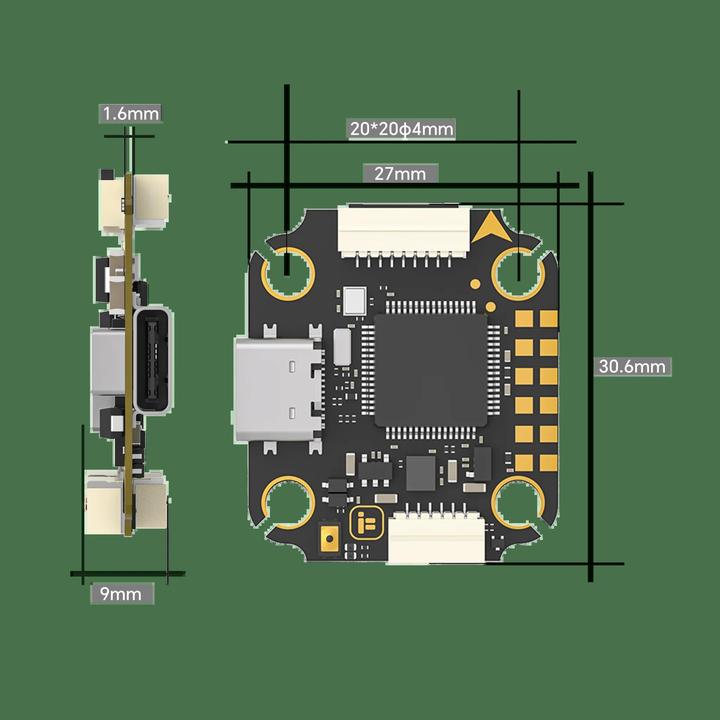 Actual product image iFlight Borg F7 Mini Flight Controller