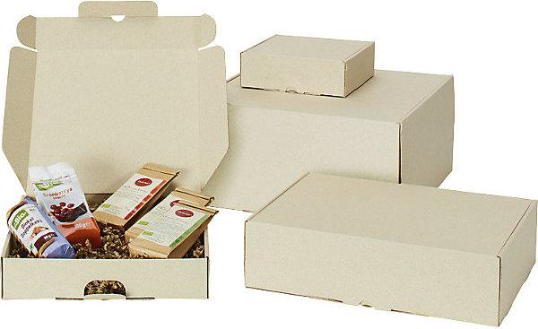 kaiserkraft Grass paper folding box terra (50 x)