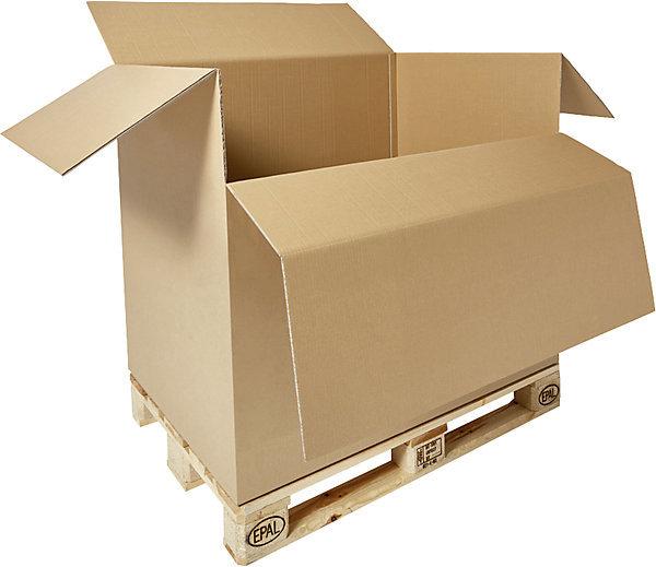 Produktbild eurokraft basic Palettenkarton ECONOMY (120 Stk., 118 x 78 x 50 cm)